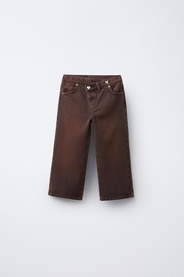 Zara Джинсы WIDE LEG с перекрестной застежкой