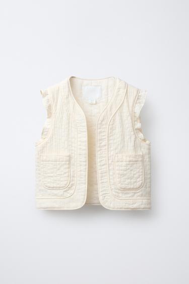 Zara Жилет с объемной структурой оборок
