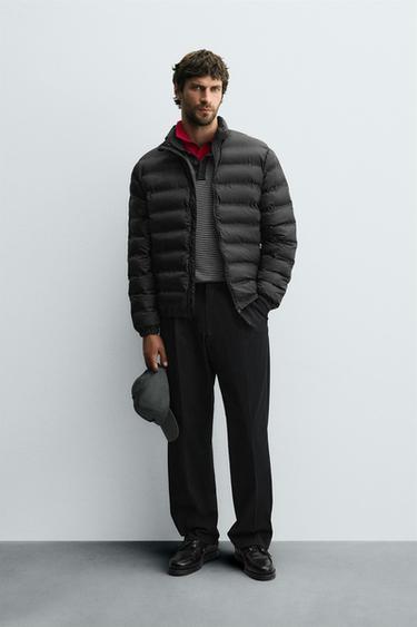 Zara Легкая стеганая куртка WATER REPELLENT