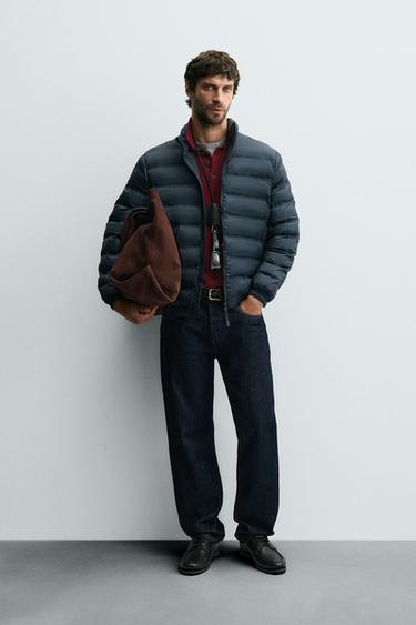 Zara Легкая стеганая куртка WATER REPELLENT