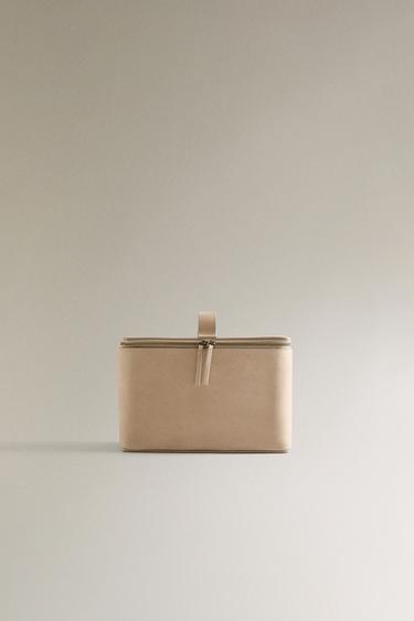Zara Косметичка из замши NUBUCK LEATHER