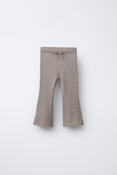 Zara Трикотажные леггинсы FLARE купить с доставкой.