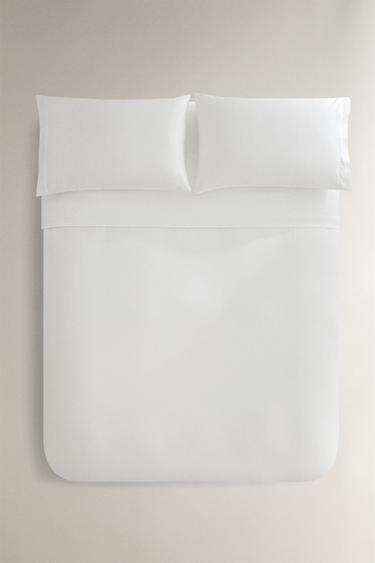 Zara Покрывало для одеяла из шелка с декоративным швом