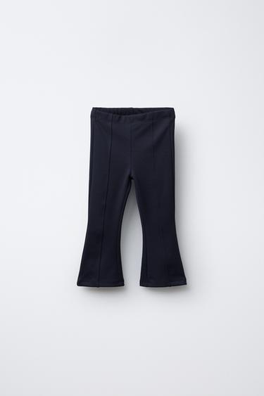 Zara Леггинсы FLARE из ткани рома