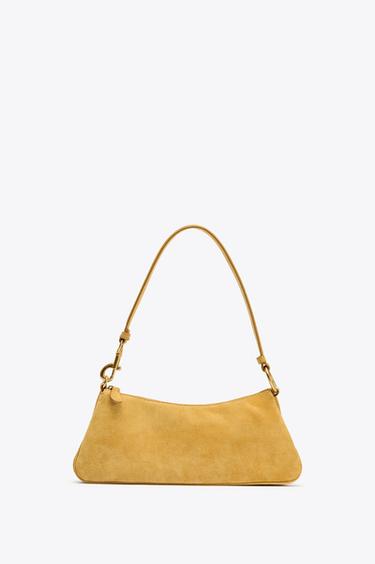 Zara Кожаная сумка через плечо купить с доставкой.
