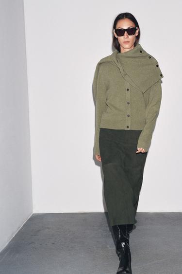 Zara Кардиган из кашемира и шерсти купить с доставкой.