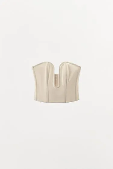 Корсет из вискозы с металлической деталью