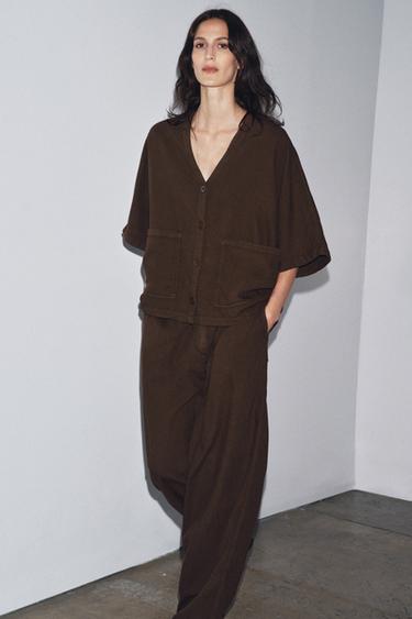 Zara Рубашка RELAXED ZW COLLECTION