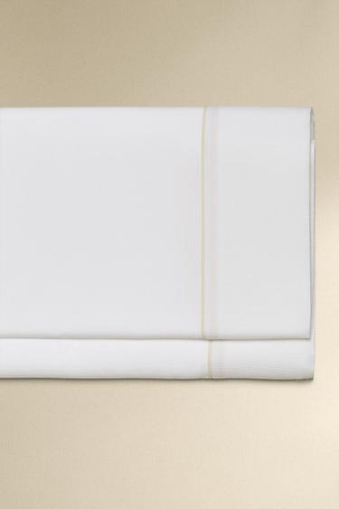 Zara Покрывало для одеяла из пике с отделкой