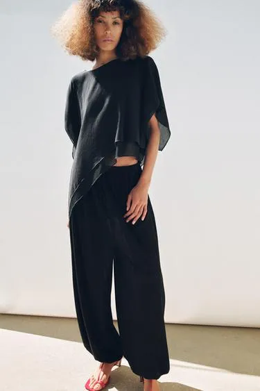FLOWING BALLOON TROUSERS