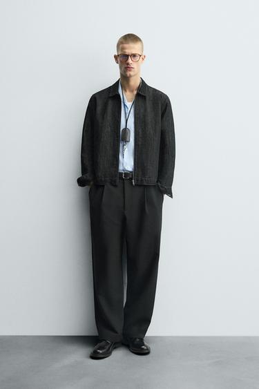 Zara Брюки RELAXED FIT со складками