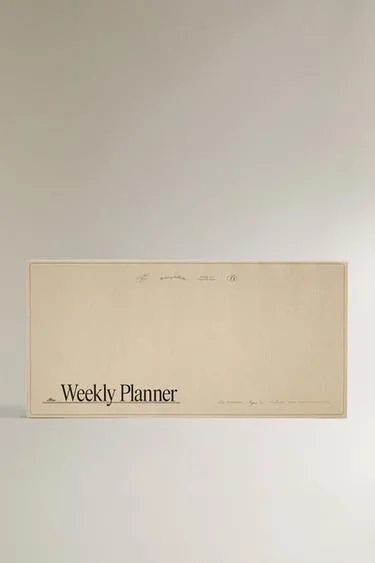 Еженедельник WEEKLY PLANNER ZARA