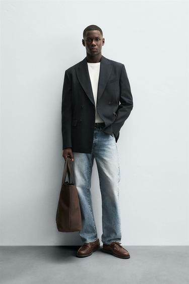 Zara Двубортный блейзер купить с доставкой.