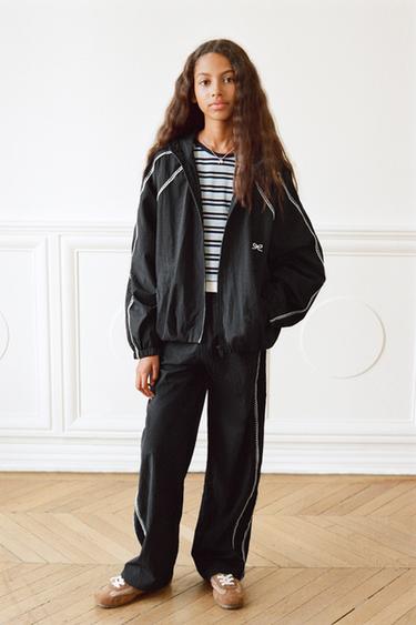 Zara Ультралегкий контрастный дождевик