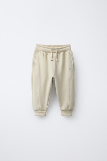 Zara Брюки-джоггеры с логотипом и флоковым покрытием купить с доставкой.