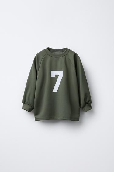 Zara Футболка с номером купить с доставкой.