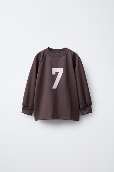 Zara Футболка с номером купить с доставкой.