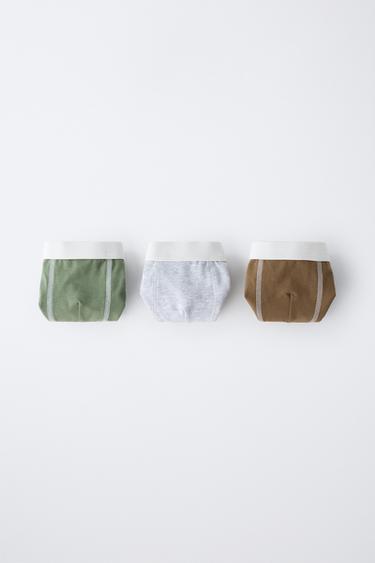 Zara 2-6 лет/набор из трех трусов-боксеров с яркими деталями купить с доставкой.