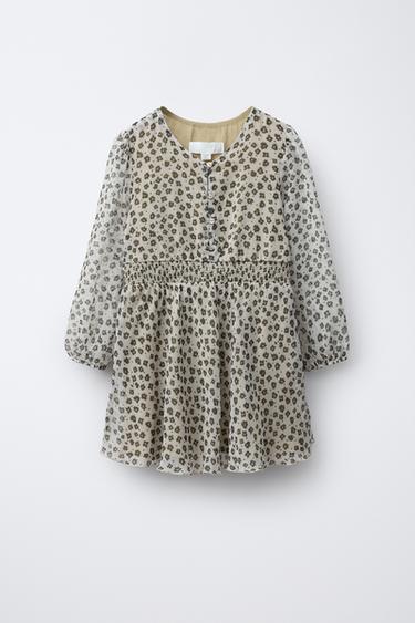 Zara Платье с цветочным принтом купить с доставкой.