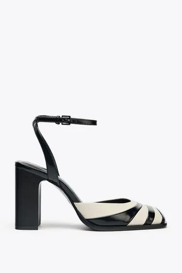 Туфли на каблуке с ремешком на щиколотке- Заказать в России