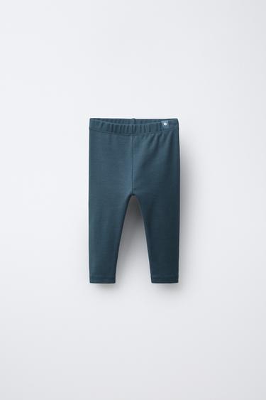 Zara Базовые леггинсы с логотипом купить с доставкой.