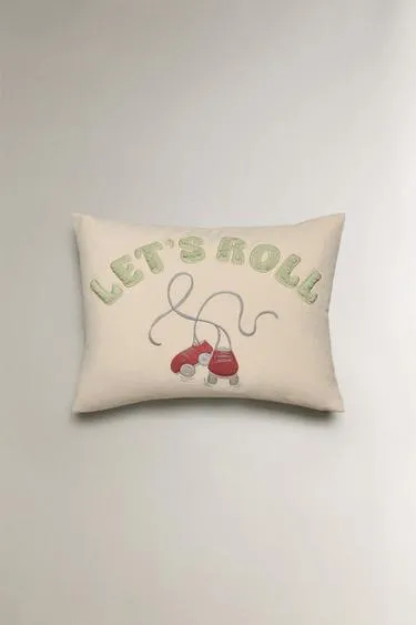 Детский чехол из хлопка LET’S ROLL для подушки