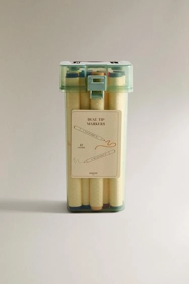 DOUBLE TIP MARKERS (PACK OF 12)