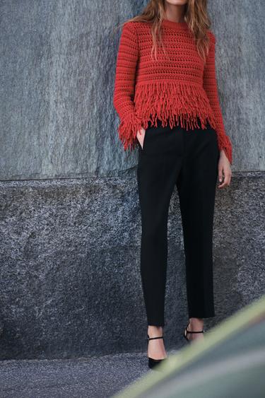 Zara Брюки с высокой посадкой купить с доставкой.