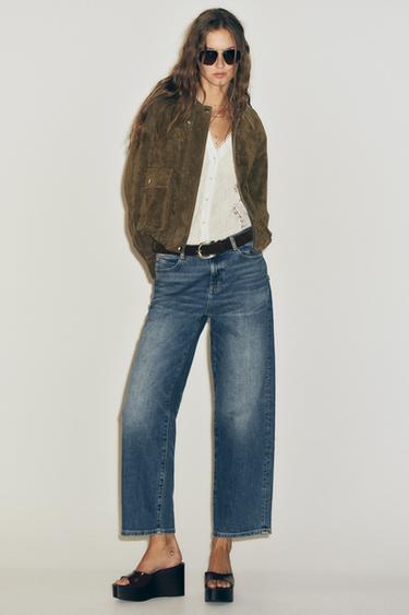 Zara Джинсы Z1975 STRAIGHT LOOSE со средней посадкой купить с доставкой.