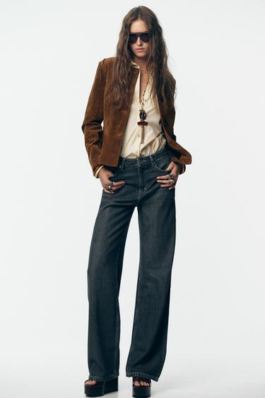 Zara Джинсы Z1975 прямого кроя с высокой посадкой купить с доставкой.