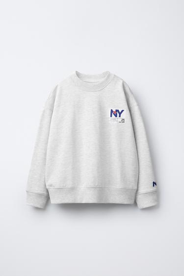 Zara Толстовка с принтом купить с доставкой.