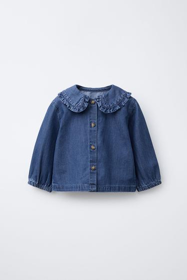 Zara Джинсовая рубашка купить с доставкой.