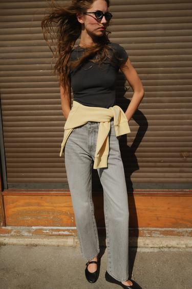 Zara Джинсы Z.03 REGULAR FIT с высокой посадкой и удлиненными брючинами