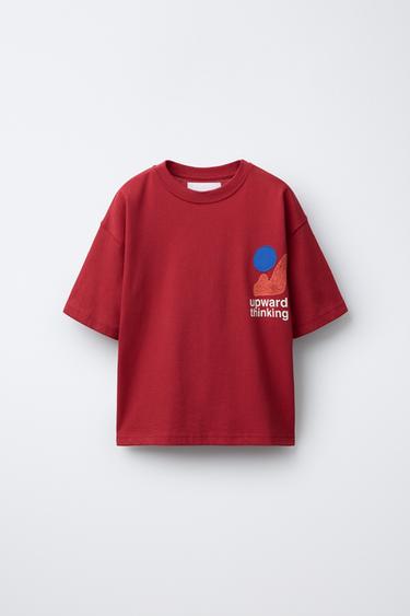 Zara Футболка с принтом купить с доставкой.