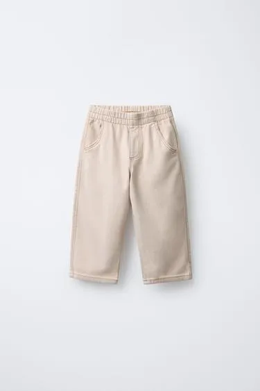 Брюки BAGGY эластичные со строчкой