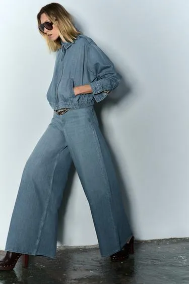 Джинсовый бомбер ZW COLLECTION