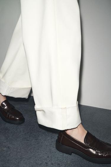 Zara Лоферы с планкой