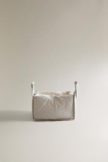 Zara Детская клетчатая пеленальная корзина купить с доставкой.