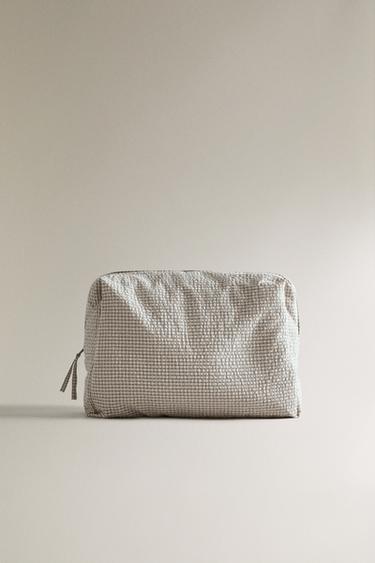 Zara Детская сумка для белья в клетку