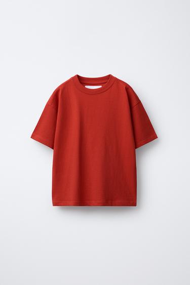 Zara Однотонная базовая футболка купить с доставкой.