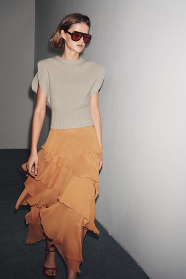 Zara Шерстяной жилет