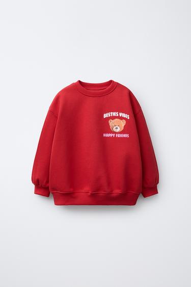 Zara Толстовка с принтом «медвежонок» купить с доставкой.