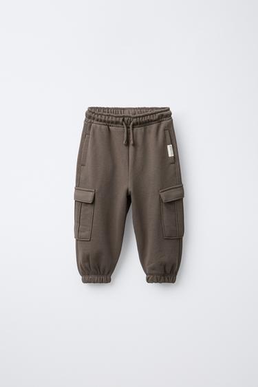 Zara Брюки-джоггеры карго из мягкой ткани купить с доставкой.