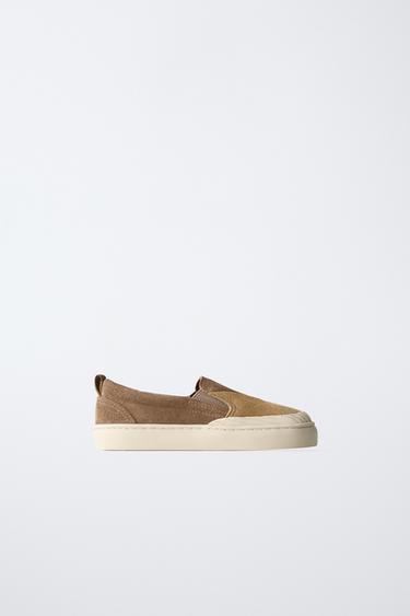 Zara Кожаные кроссовки