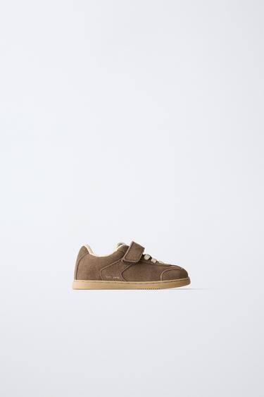 Zara Кожаные кроссовки BAREFOOT купить с доставкой.