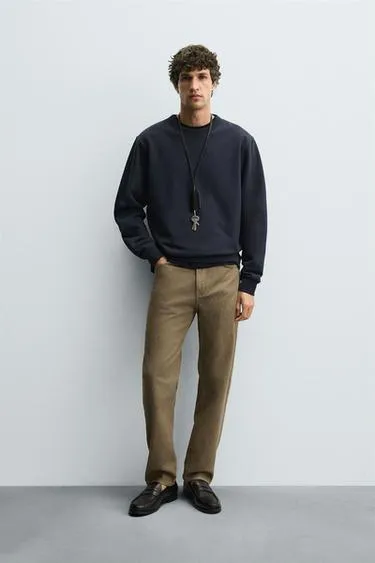 Хлопковые брюки REGULAR FIT