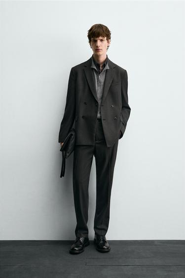 Zara Костюмные брюки SLIM FIT купить с доставкой.