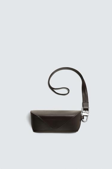 Zara Кожаный чехол для очков купить с доставкой.