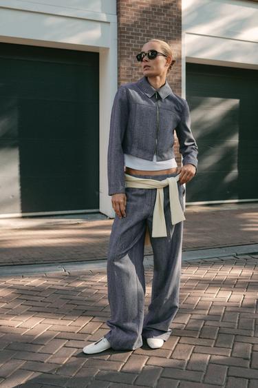 Zara Блейзер на молнии