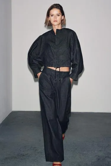 Джинсовые брюки с защипами — ZW COLLECTION